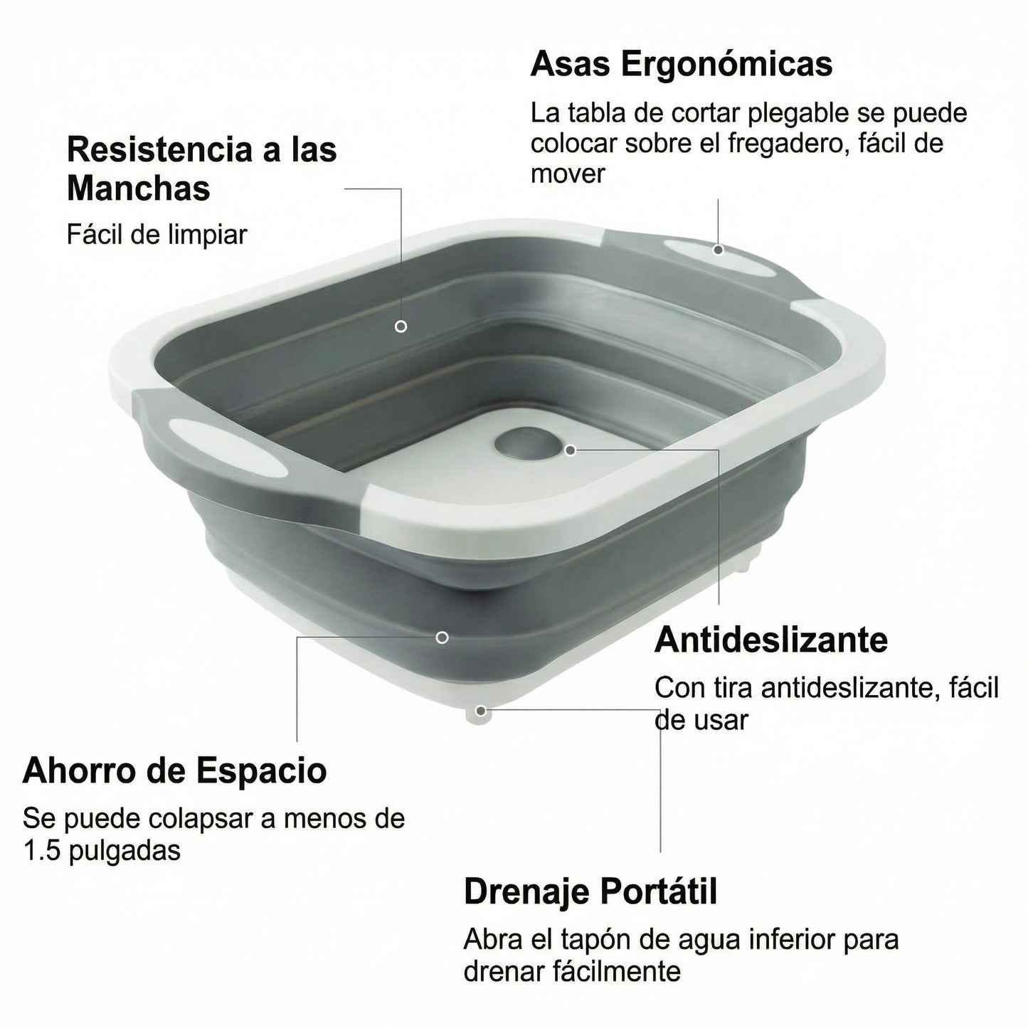 Tabla De Picar Plegable