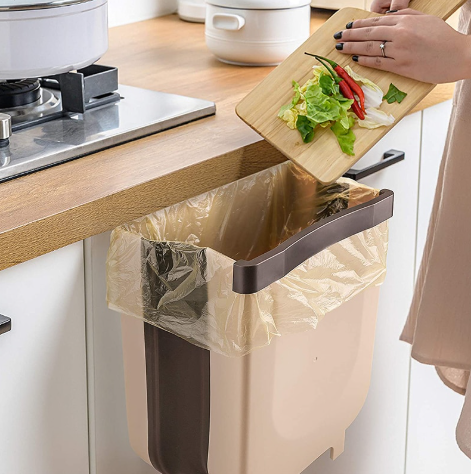 Basurero Plegable Premium Con Dispensador