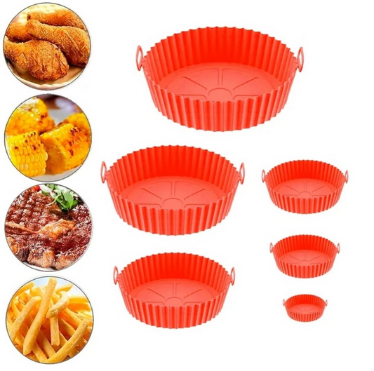 Pack de 6 Canastas de Silicona para Air Fryer