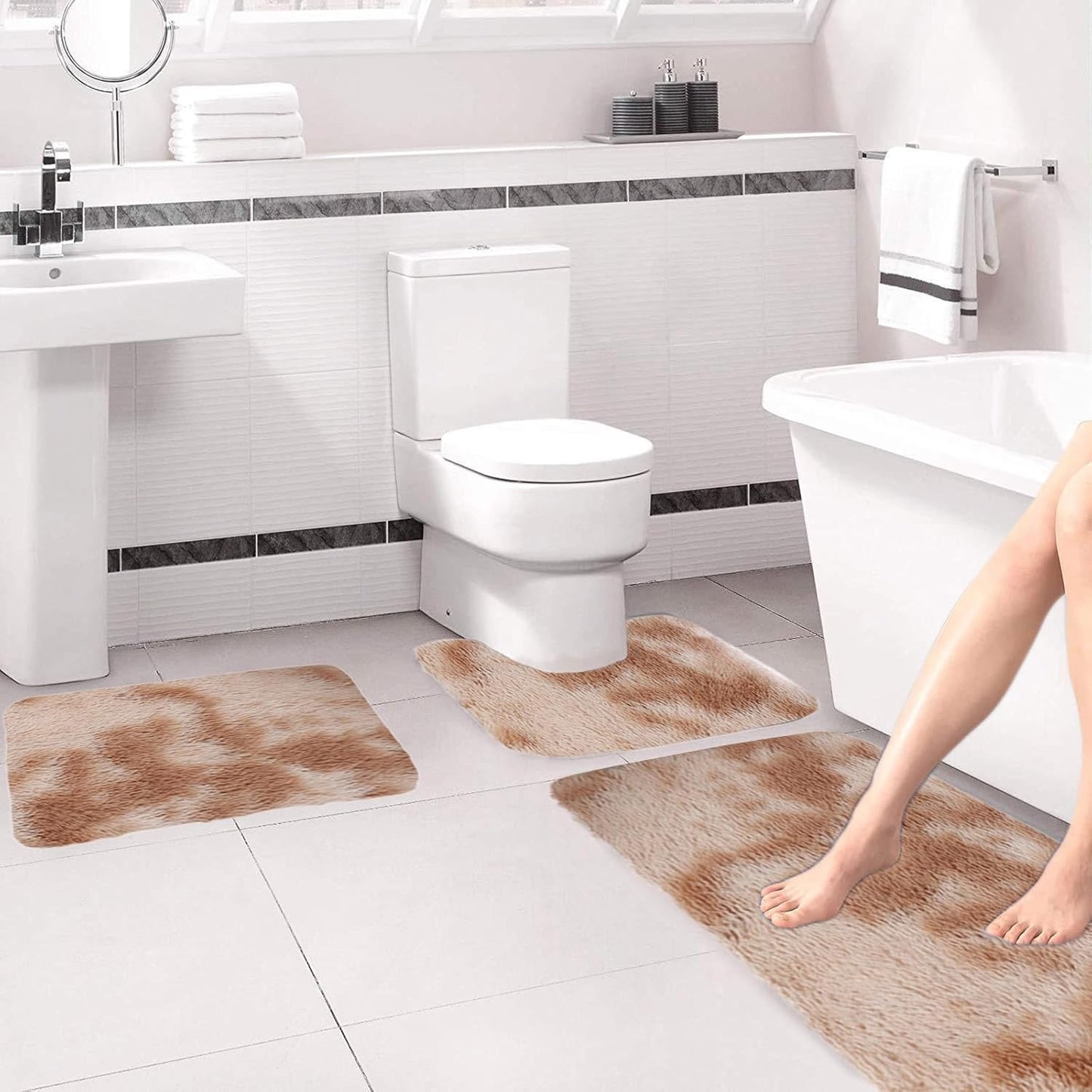 Set De Alfombras Para Baño