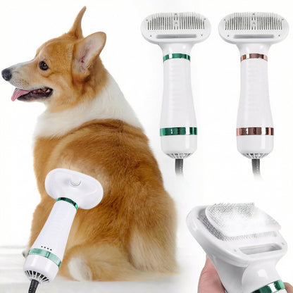 Cepillo Secador Para Mascota 2 En 1