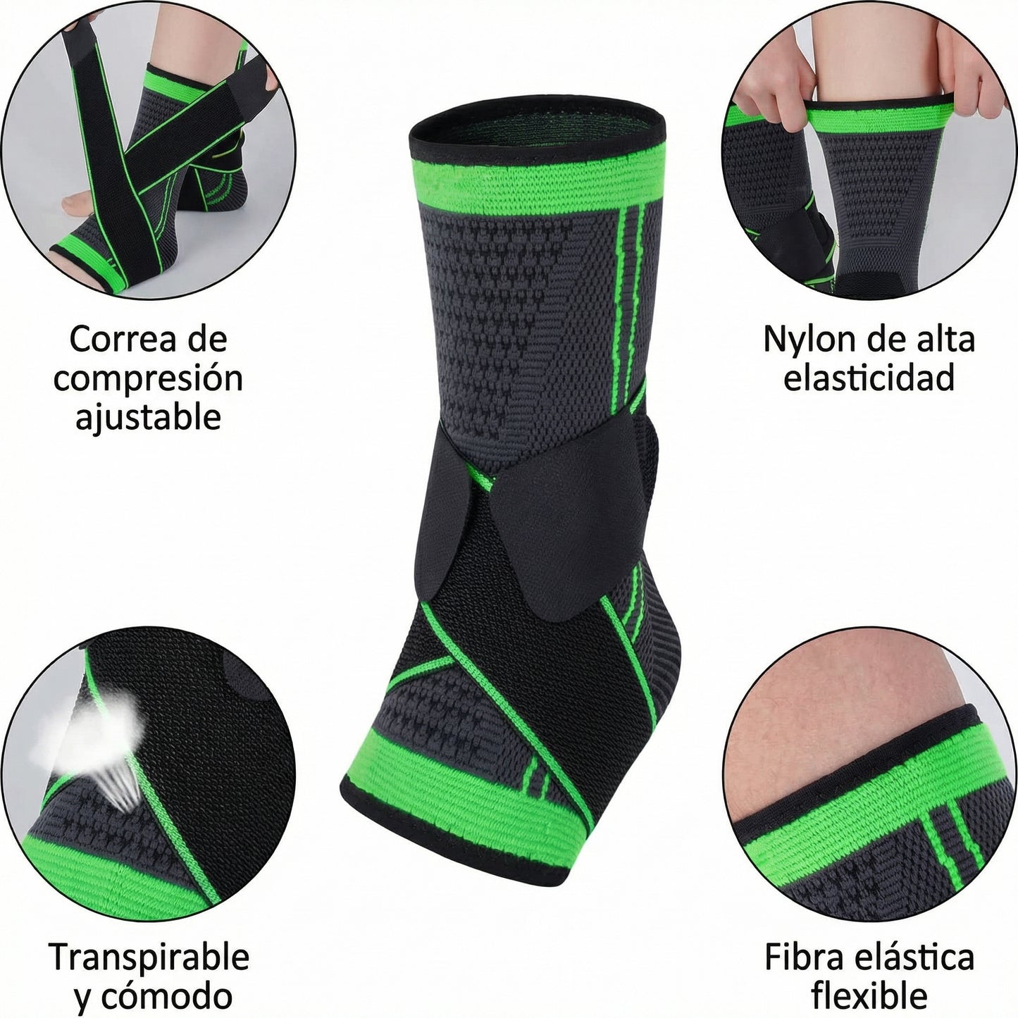 Tobillera Deportiva De Compresión