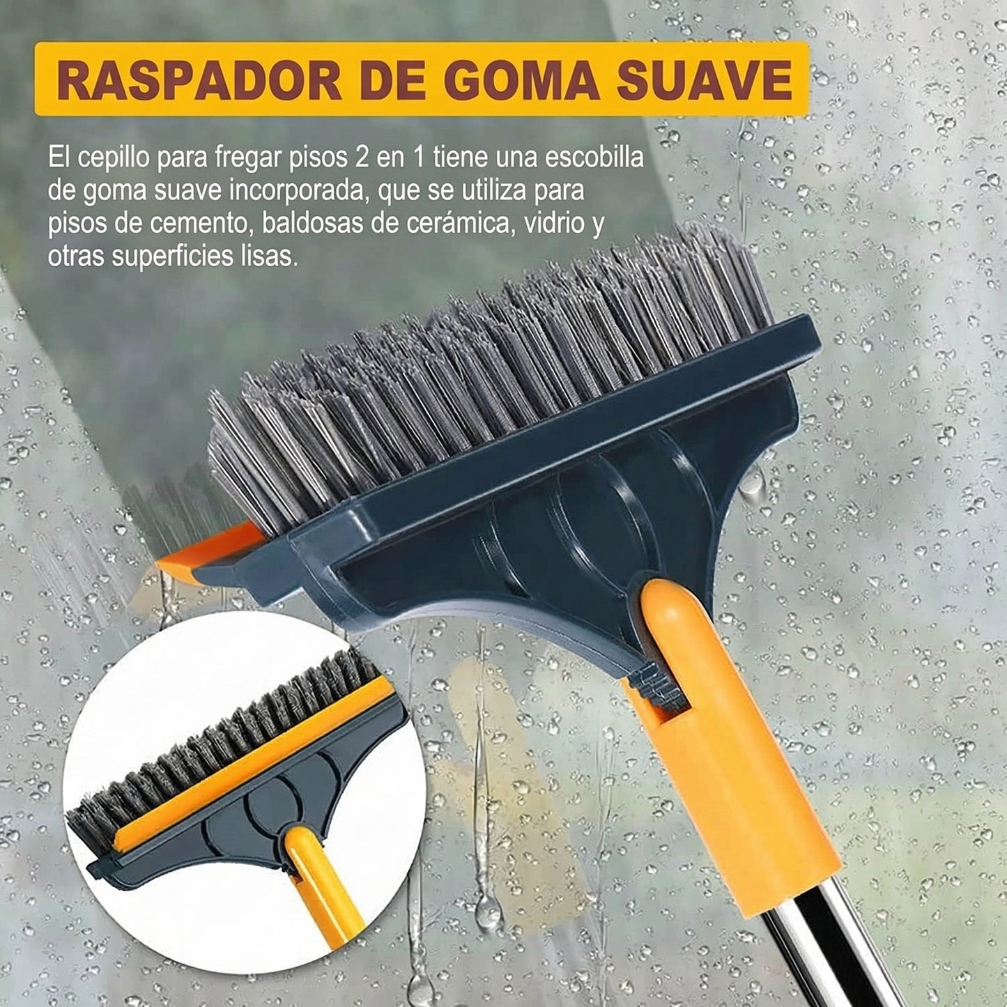 Escoba Limpiadora 2 En 1